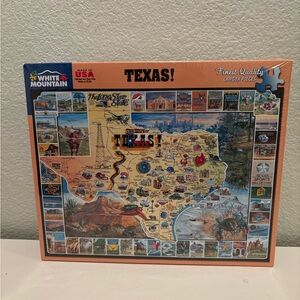 White Mountain The Best Of Texas 1000 Pc Jigsaw Puzzle